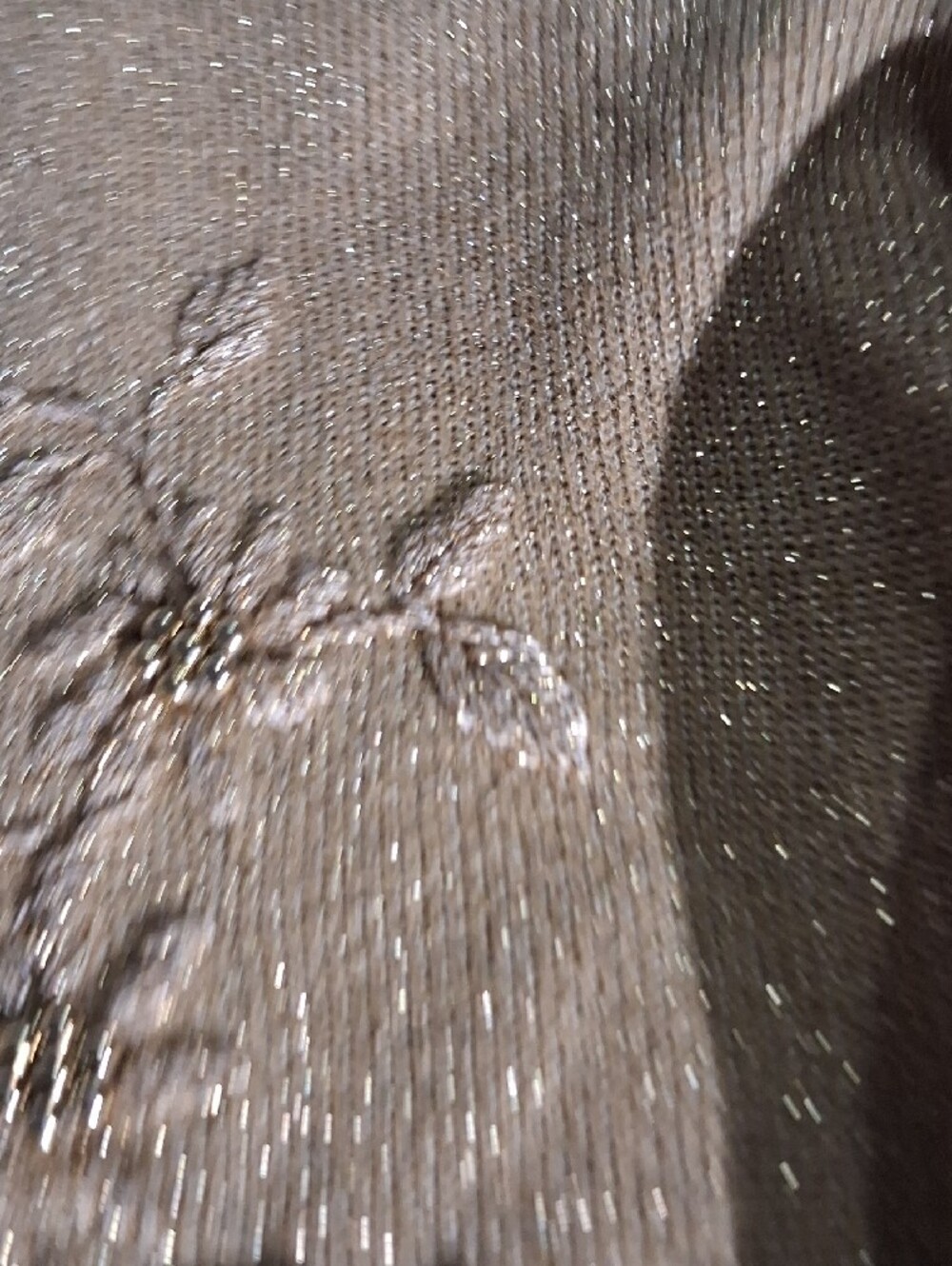 Dress Barn Gold Embellished Knit Cardigan - Picture 8 of 8